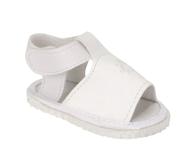 Sandalia Cuerina Bordado timon con base y velcro