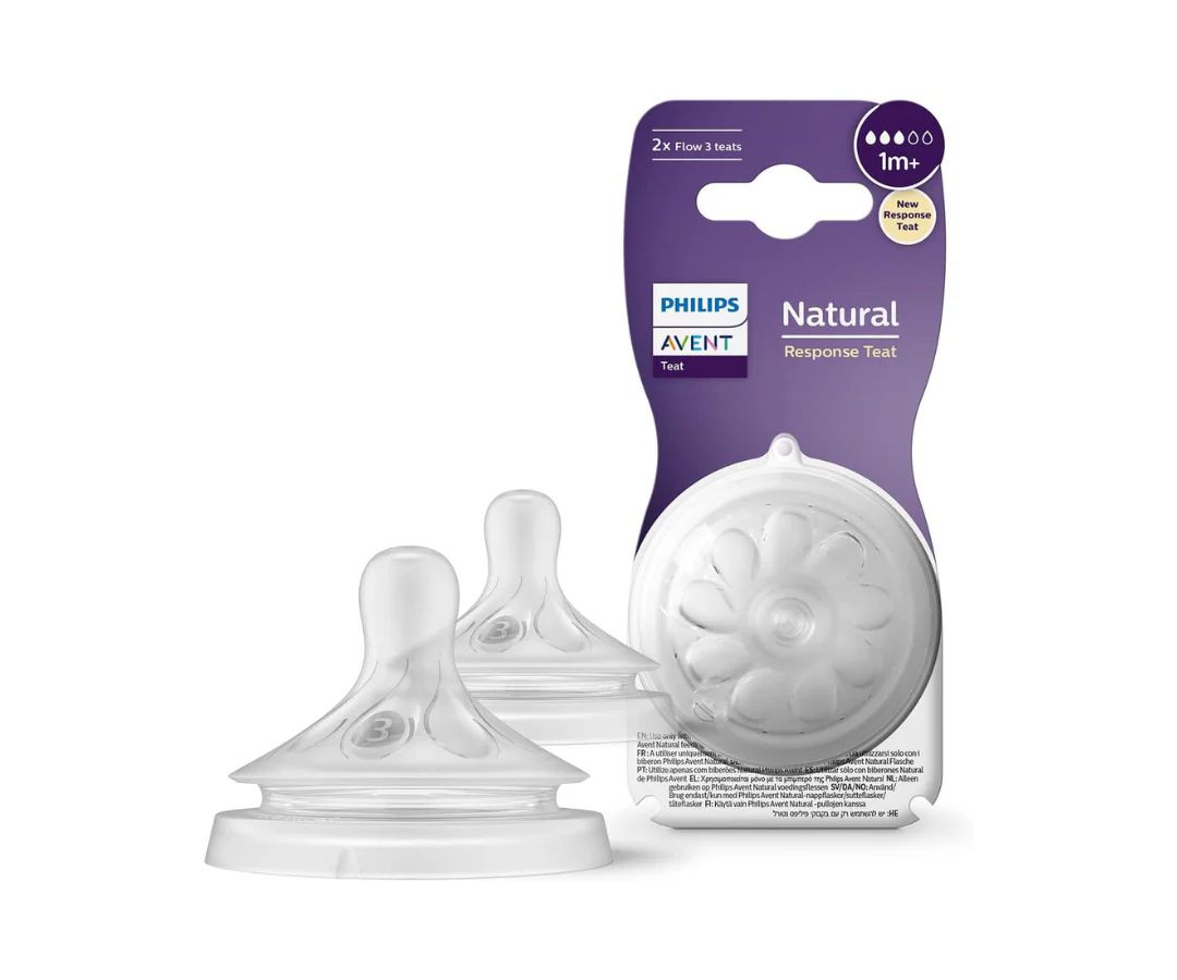 Set Tetinas Natural Response Teat Flujo 3 1m+