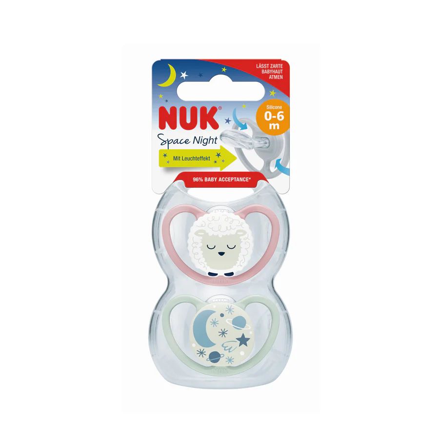 Chupete Space Night x2 0-6m