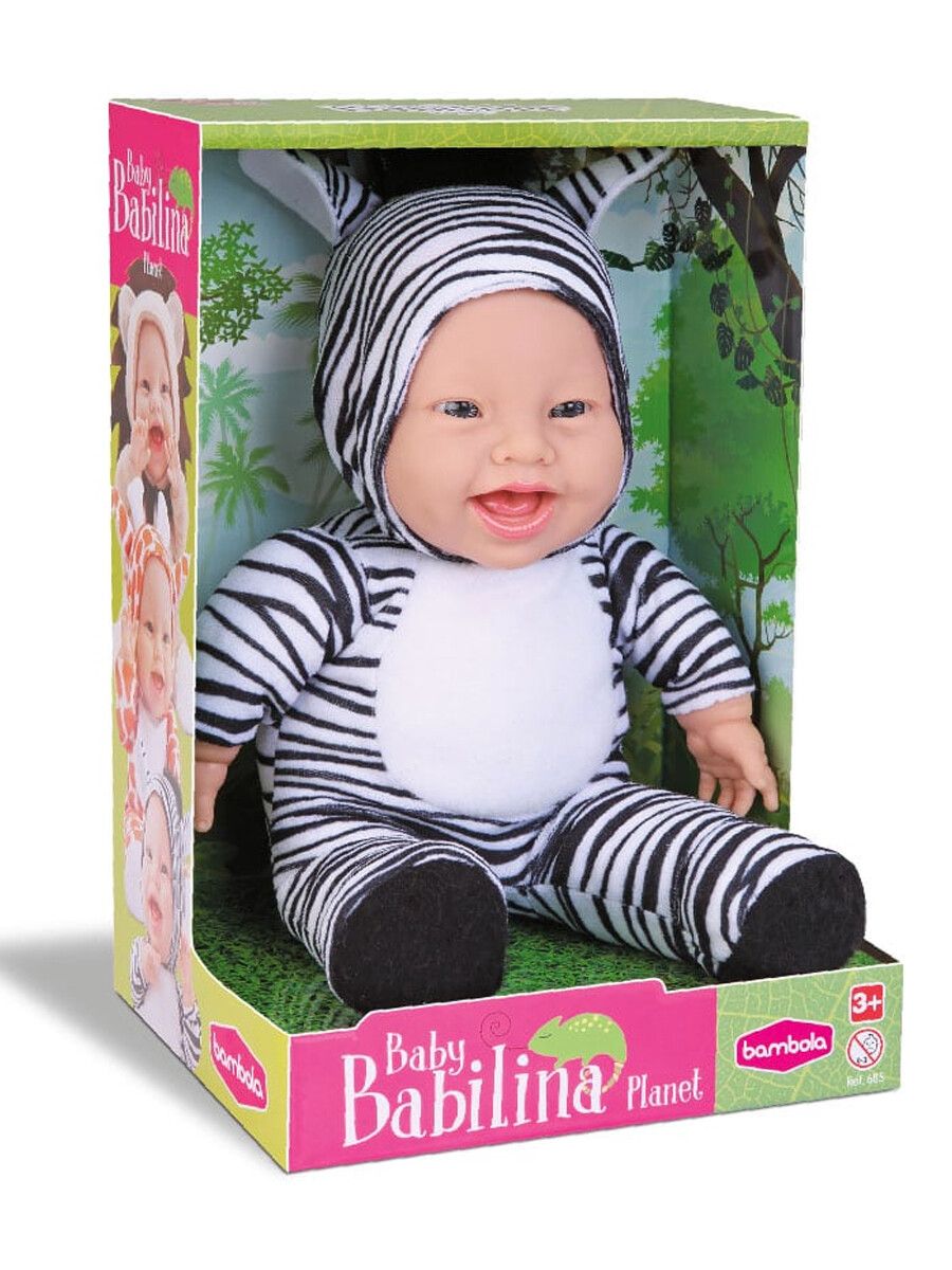 Bebote Cebra - Cuerpo Soft - Baby Bambilina Planet