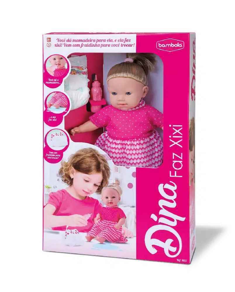 Bebote Muñeca Dina Con Accesorios - Hace Pipi