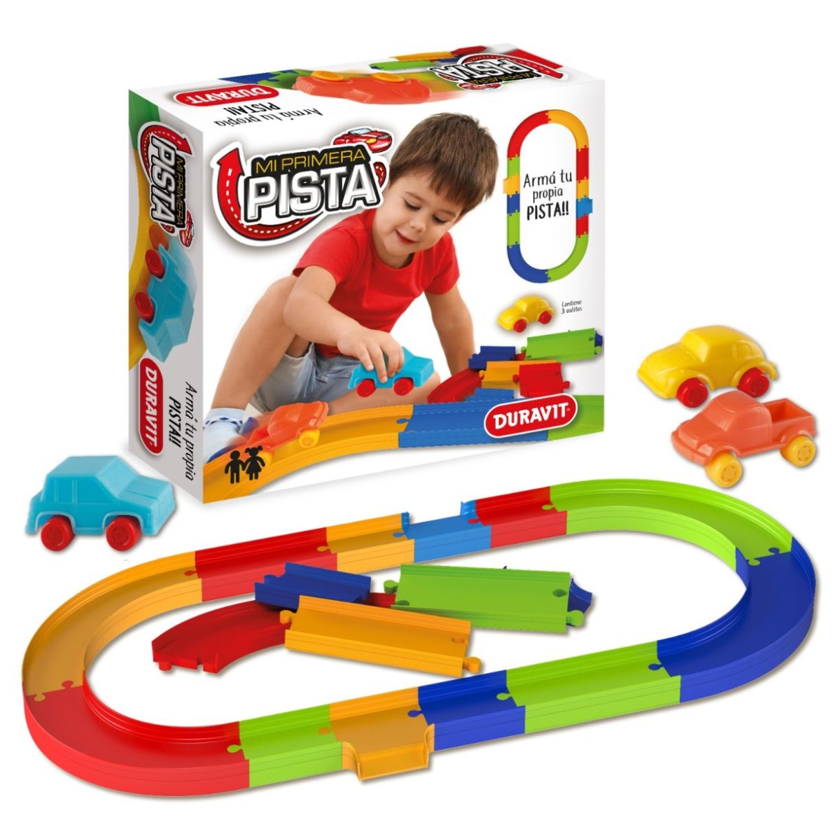 Mi Primera Pista - Incluye 3 Autitos