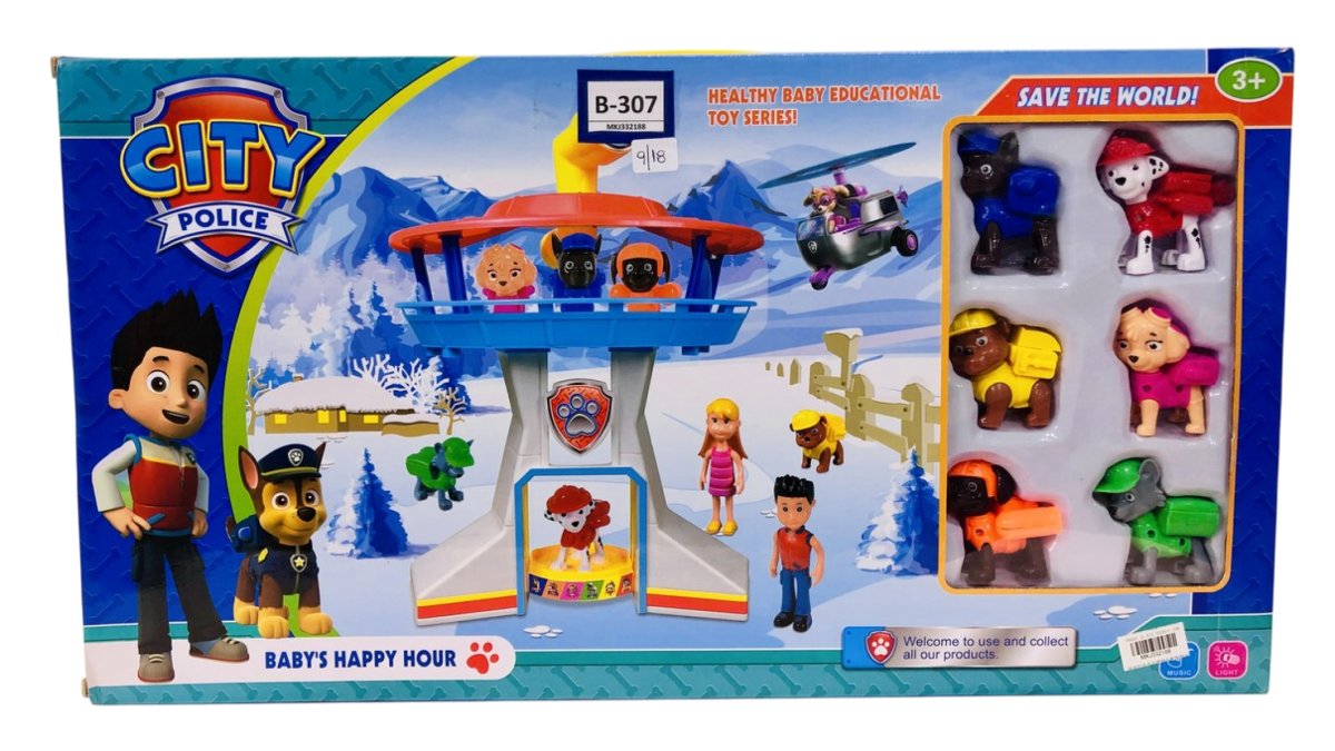 Observatorio Cuartel General Paw Patrol - Incluye 6 Personajes