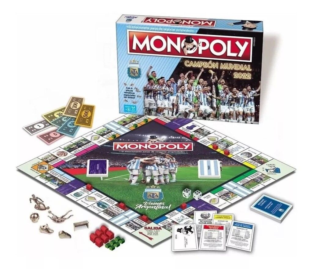 Monopoly Campeon Mundial 2022 - Juego De Mesa