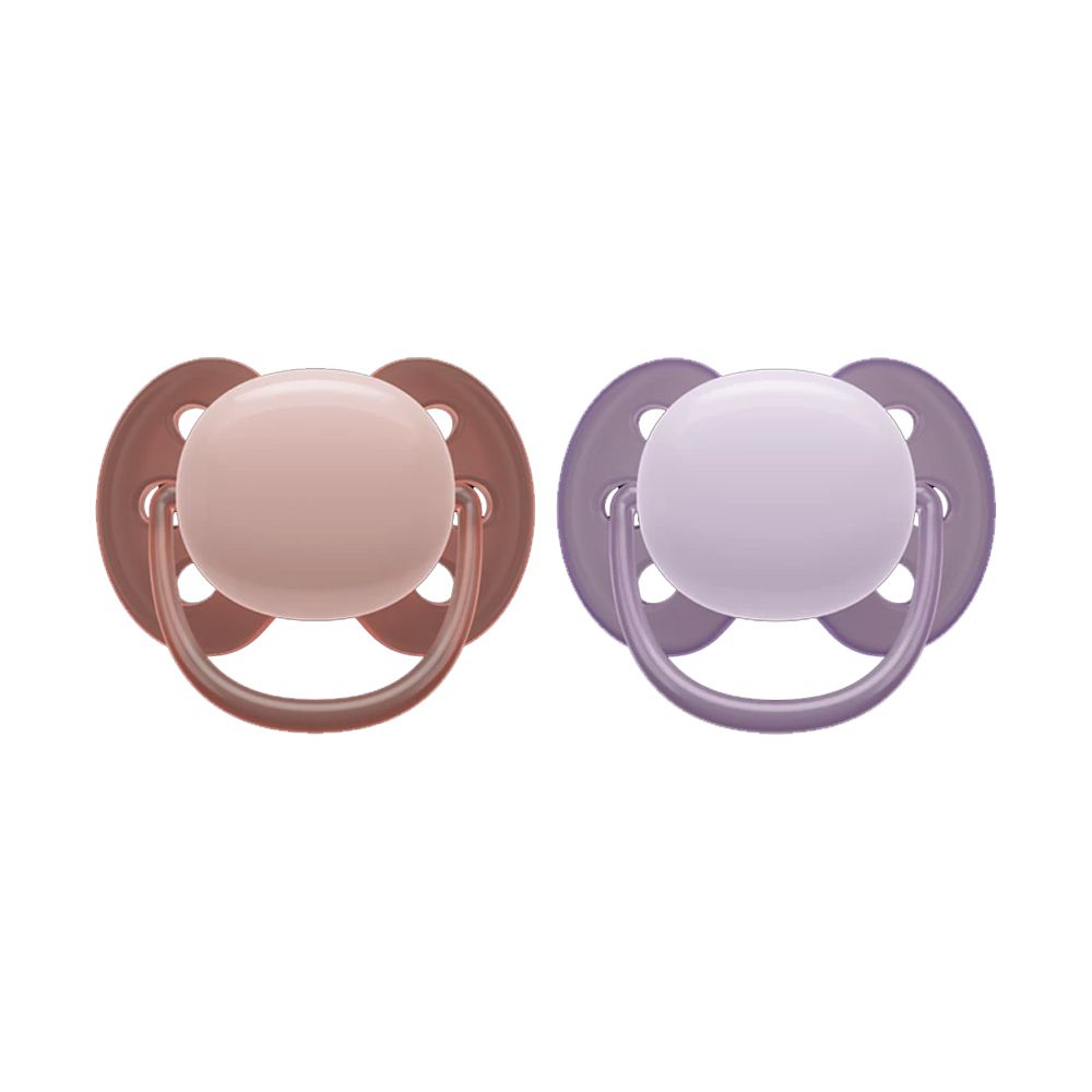 Chupete Ultra Soft Silicona 0-6 Meses BPA FREE x2