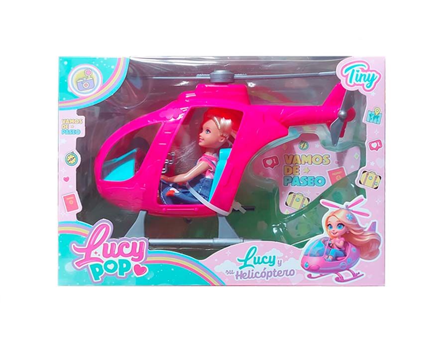 Muñeca Lucy Pop Y Su Helicoptero