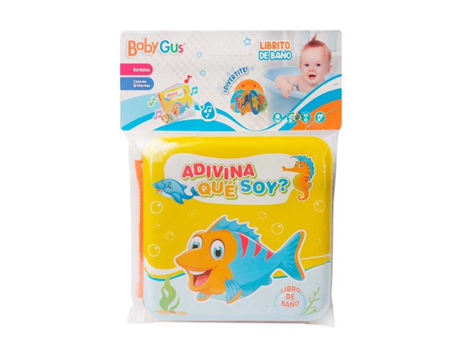 Libro para el Agua - Adivina Que Soy? - Baño - Librito de Goma
