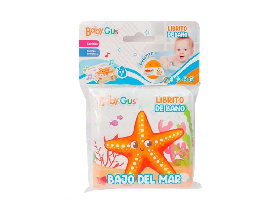 Libro para el Agua - Bajo El Mar - Baño - Librito de Goma