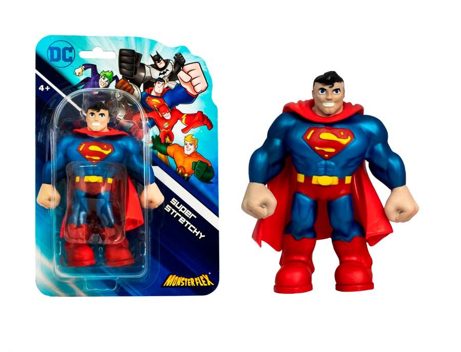 Figura Superman Super Stretchy Dc - Superheroes que se Estiran