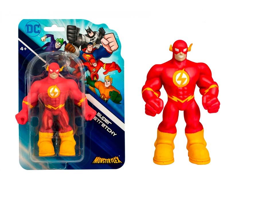 Figura The Flash Super Stretchy Dc - Superheroes que se Estiran