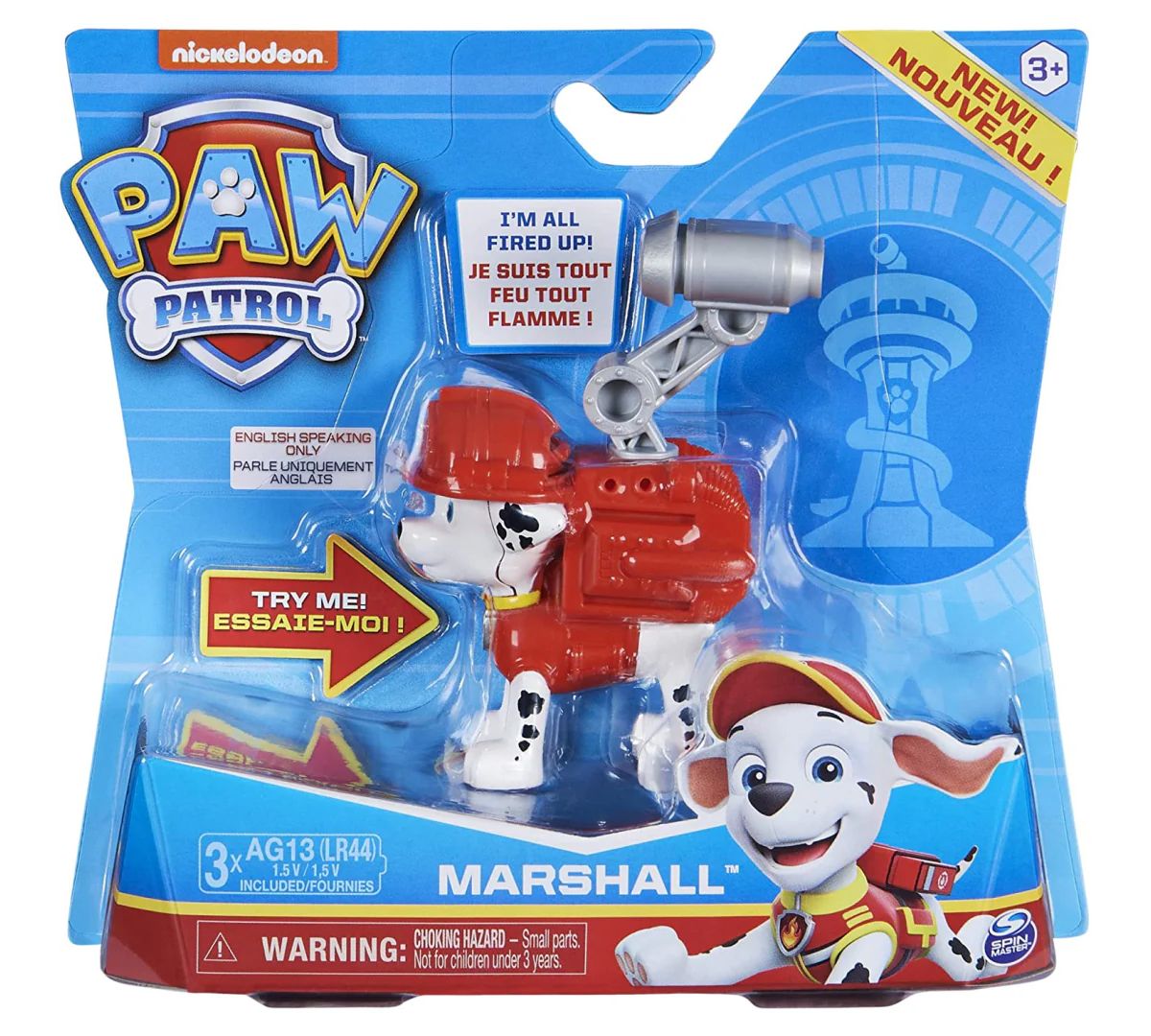 Paw Patrol Muñeco Marshall - Figura - Con Sonido