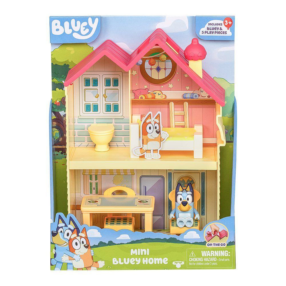 Mini Casita De Bluey - Mini Bluey Home - 5 Piezas De Juego