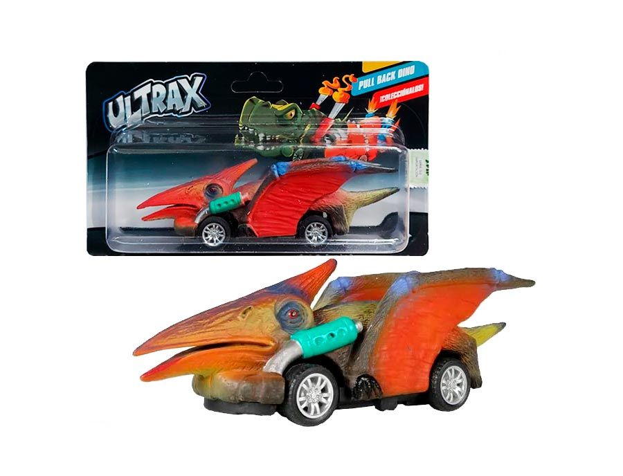 Vehiculo Ultrax Pull Back Dino