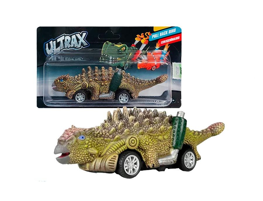 Vehiculo Ultrax Pull Back Dino