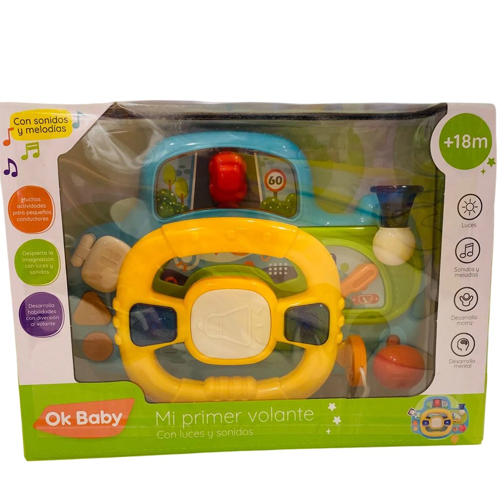 Mi Primer Volante Didactico Con Luz y Sonido