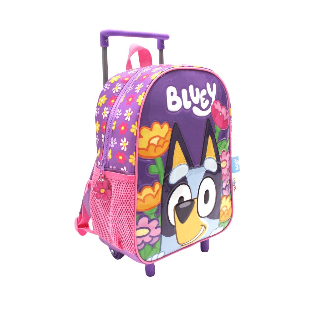 Mochila Con Carro Jardin Bluey - 12 Pulgadas
