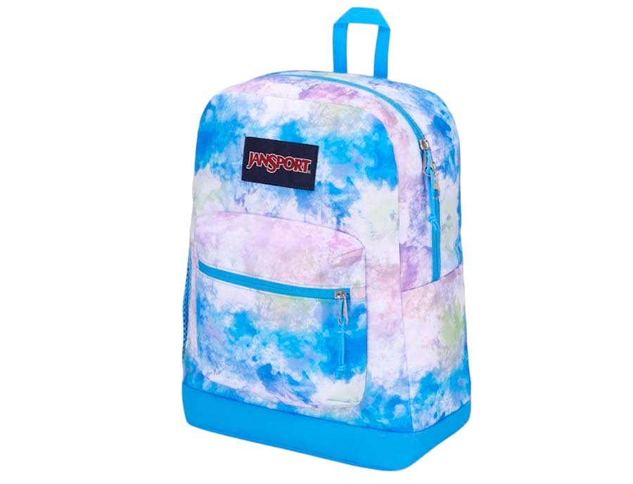 Mochila Espalda Cross Town Plus - 1 Cierre Frontal Y 1 Bolsillo Frontal - Con Bolsillo Para La Botella - Porta Notebook - Batik Wash