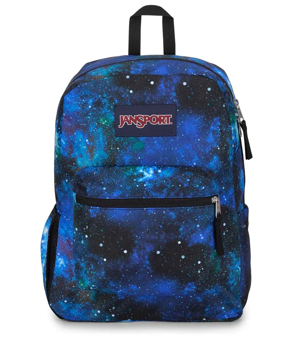 Mochila Espalda Cross Town - 1 Cierre Frontal Y 1 Bolsillo Frontal - Con Bolsillo Para La Botella - Cyberspace Galaxy