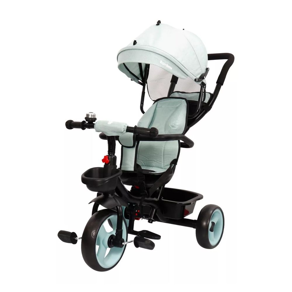 Triciclo Infantil Safir Plus Con Manija Direccional Y Capota