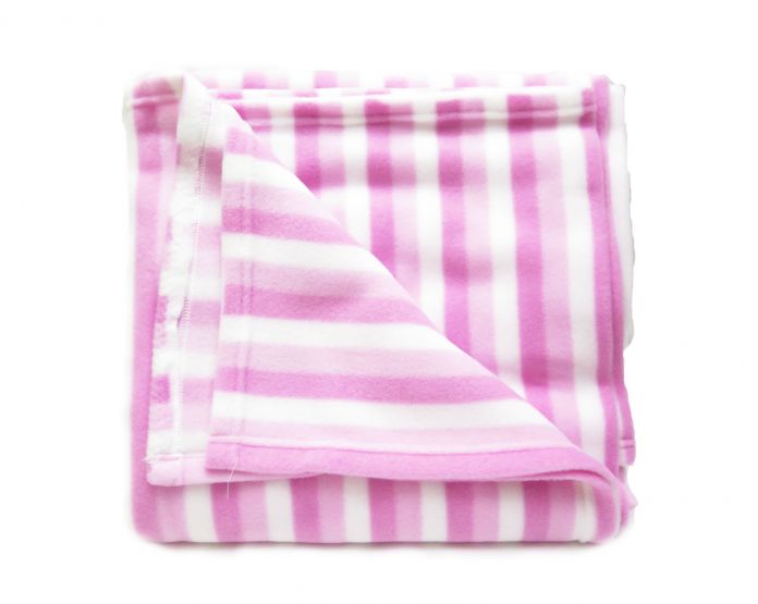 Frazada de Polar Para Cuna Funcional Estampado de Rayas