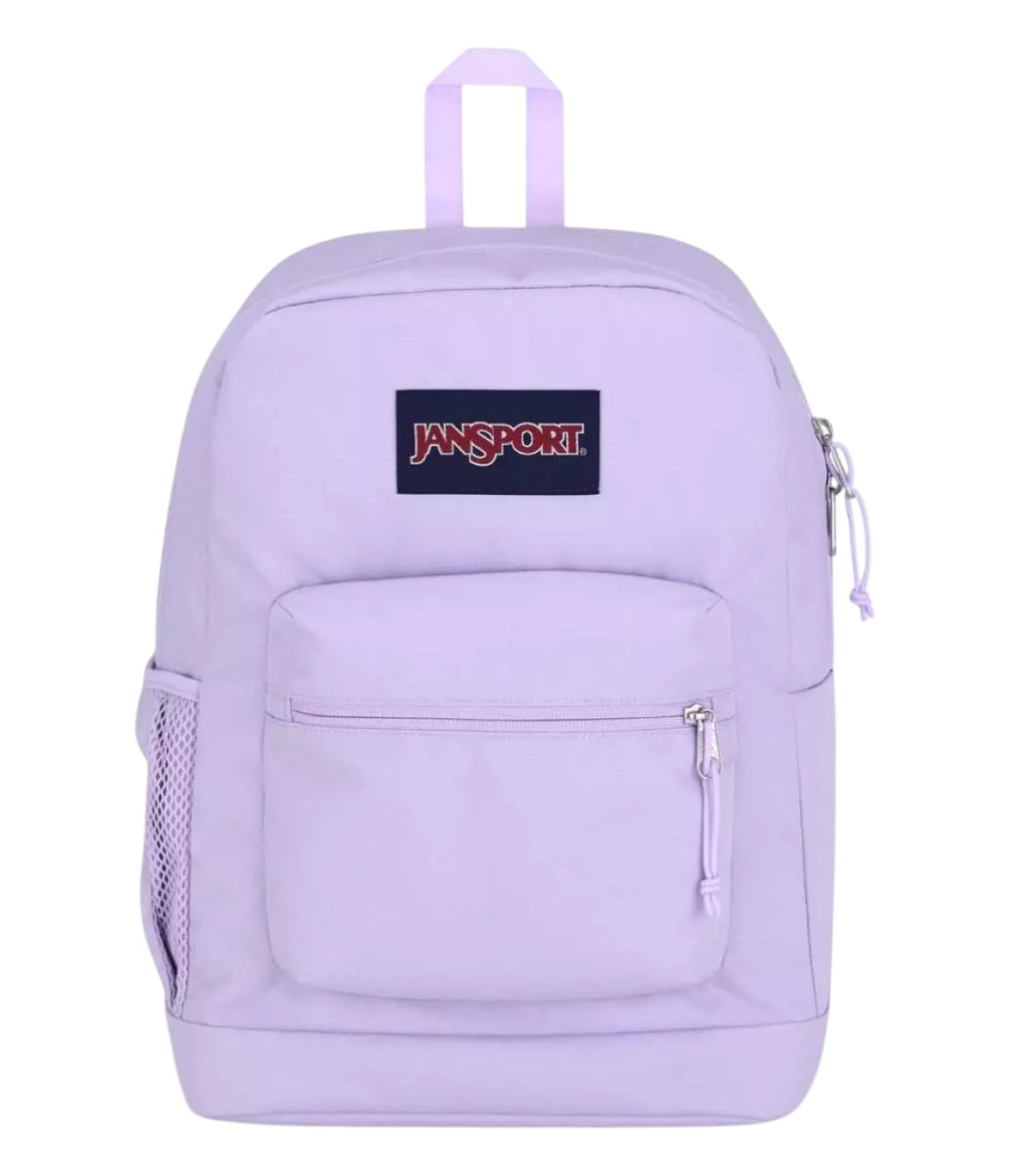 Mochila Espalda Cross Town Plus - 1 Cierre Frontal Y 1 Bolsillo Frontal - Con Bolsillo Para La Botella - Porta Notebook - Pastel Lilac