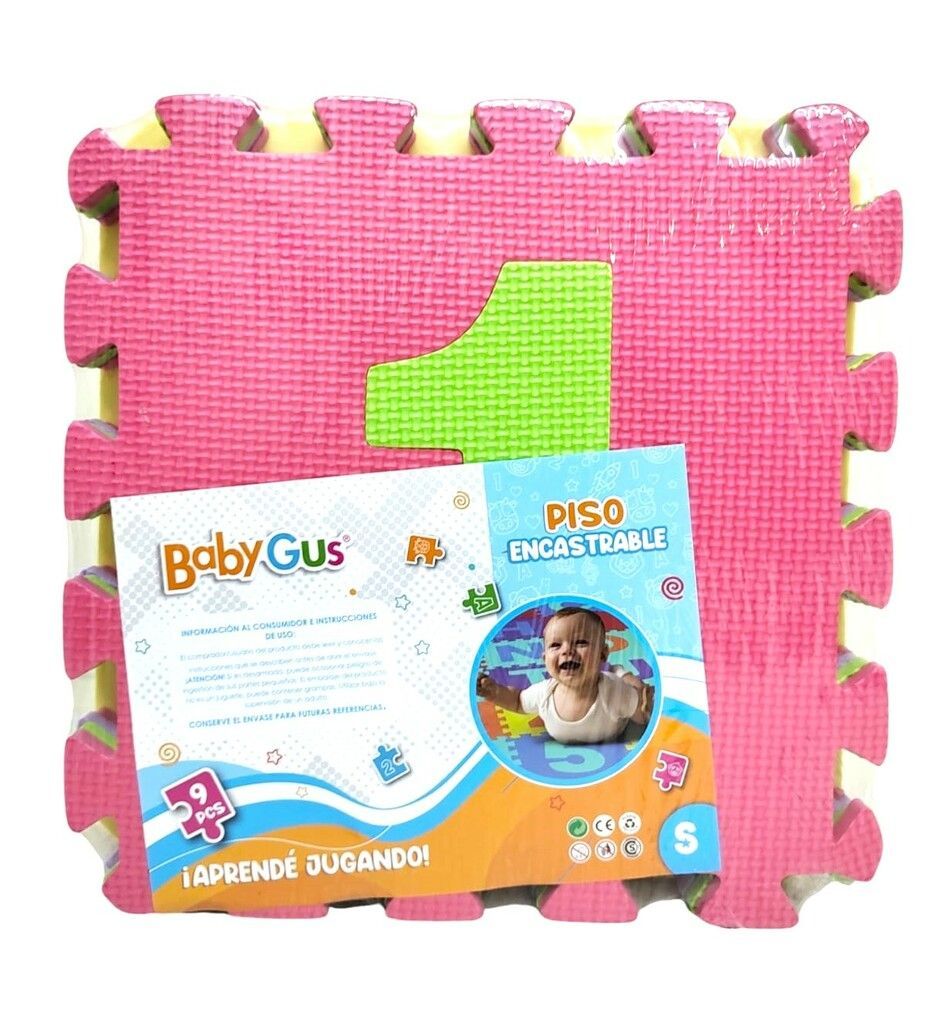 Baldosas De Goma Eva - Letras - 9 Piezas