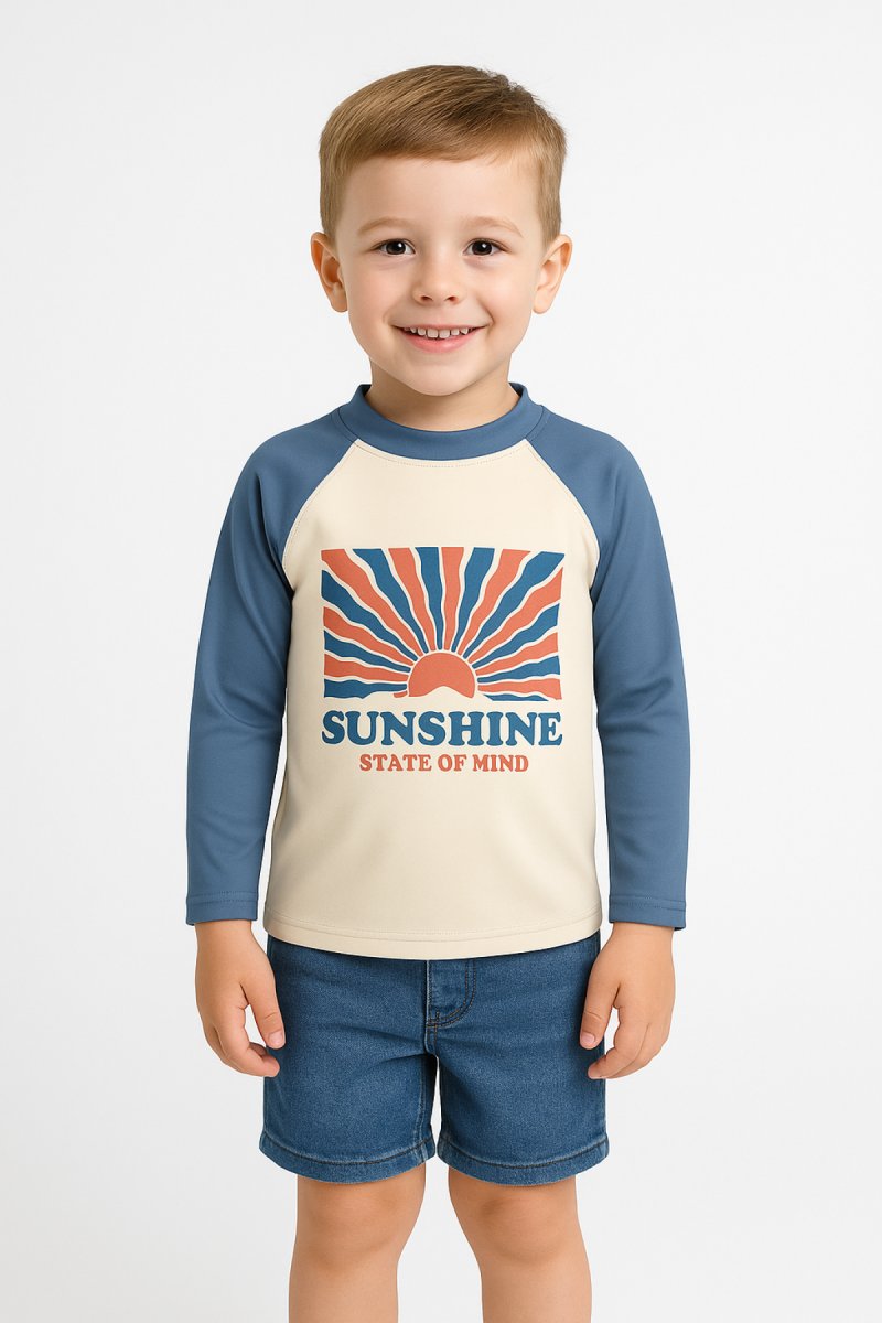 Remera UV Manga Larga Estampada state of mind sunshine
