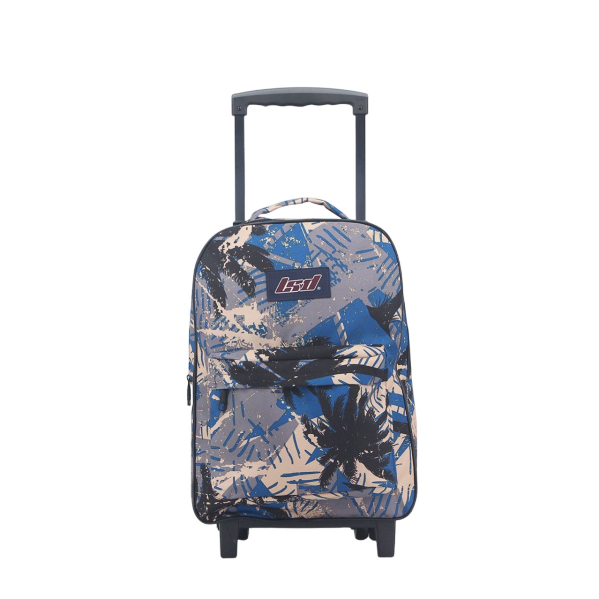 Mochila Con Carro Estampada Con Bolsillo Frontal