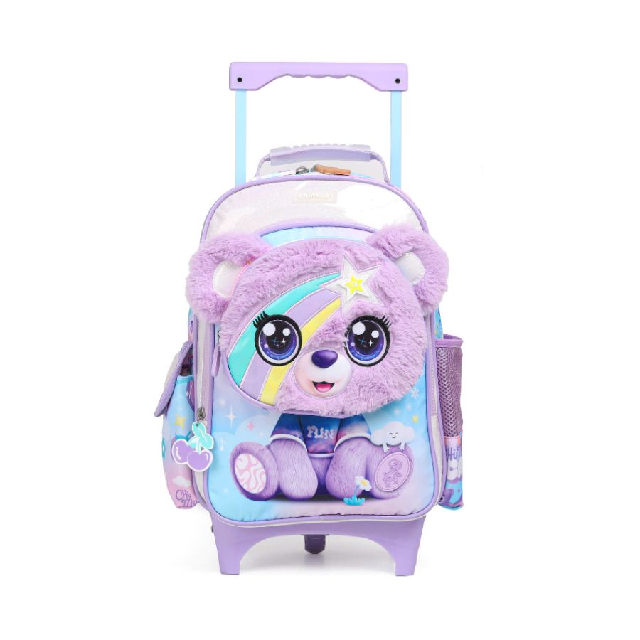 Mochila Con Carro Jardin Bear Oso - Con Textura