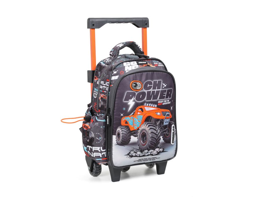 Mochila Con Carro Truck Camion - 14 Pulgadas