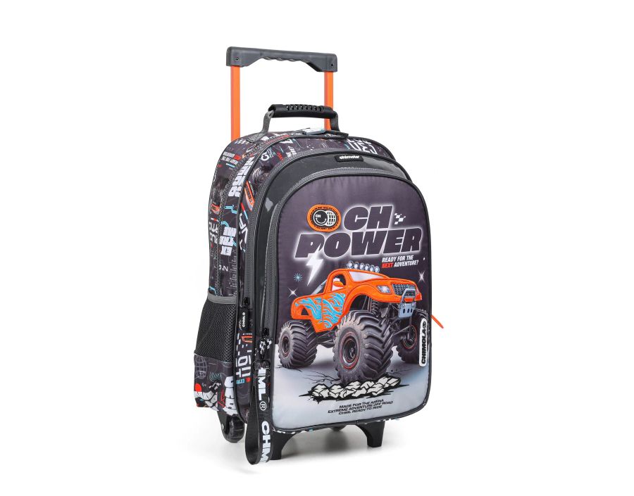 Mochila Con Carro Truck Camion - 16 Pulgadas