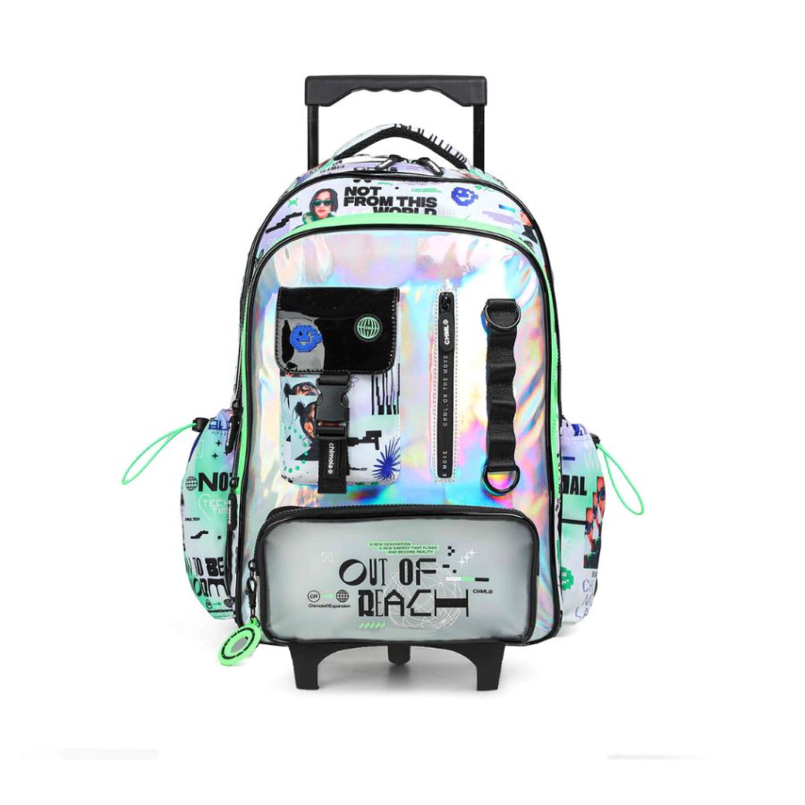 Mochila Con Carro Holo Tech - 18 Pulgadas
