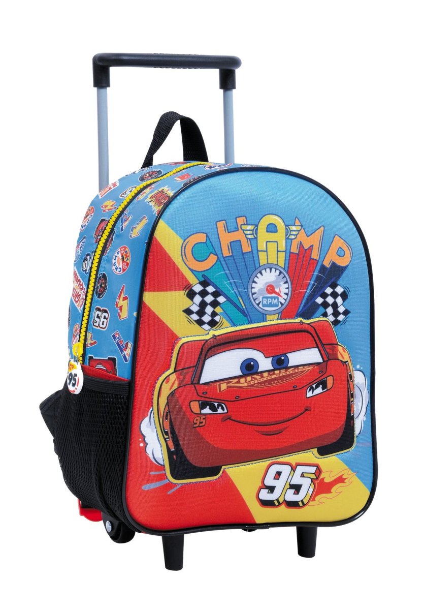 Mochila Con Carro Cars - 12 Pulgadas