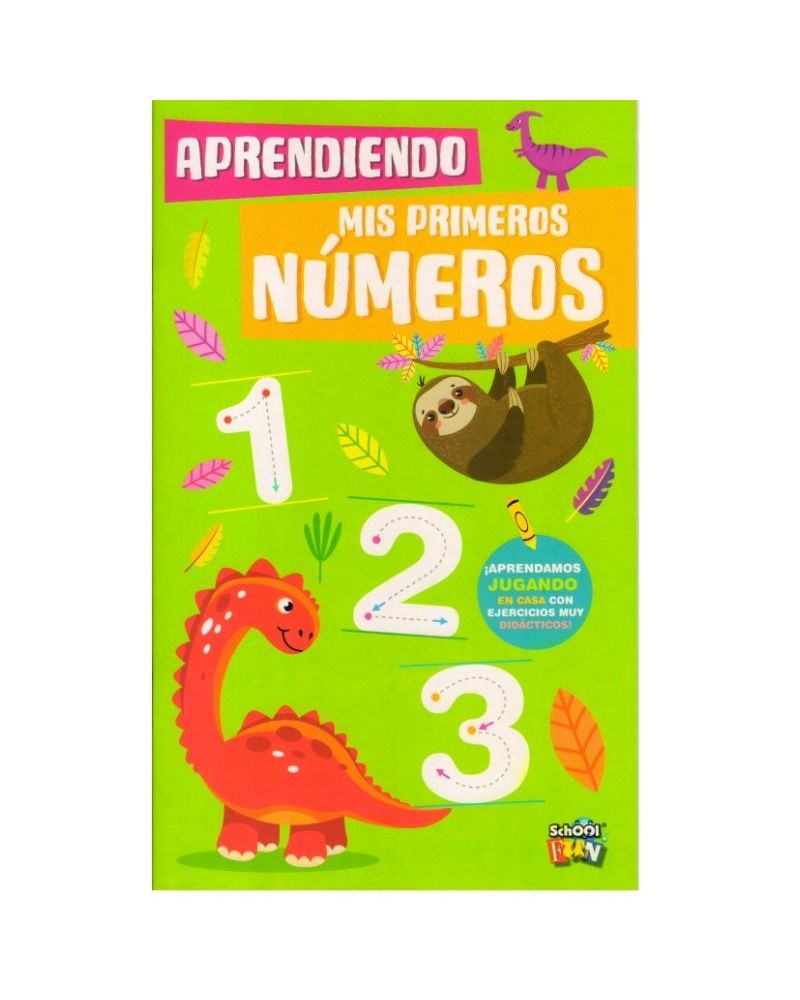 Libro Aprendiendo Mis Primeros Números - Tapa Blanda
