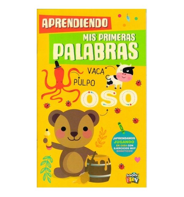 Libro Aprendiendo Mis Primeras Palabras - Tapa Blanda