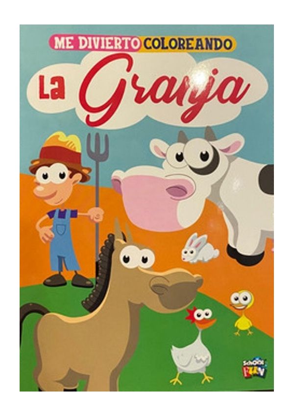 Libro Para Colorear La Graja - Me Divierto Coloreando - Tapa Blanda