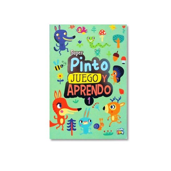 Libro Super Pinto Juego Y Aprendo 1 - Colorear