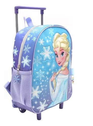Mochila Con Carro Frozen - 12 Pulgadas
