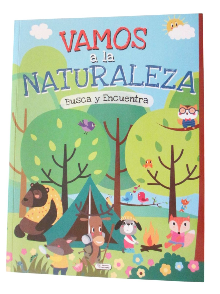 Libro Vamos A La Naturaleza - Busca Y Encuentra - Tapa Blanda