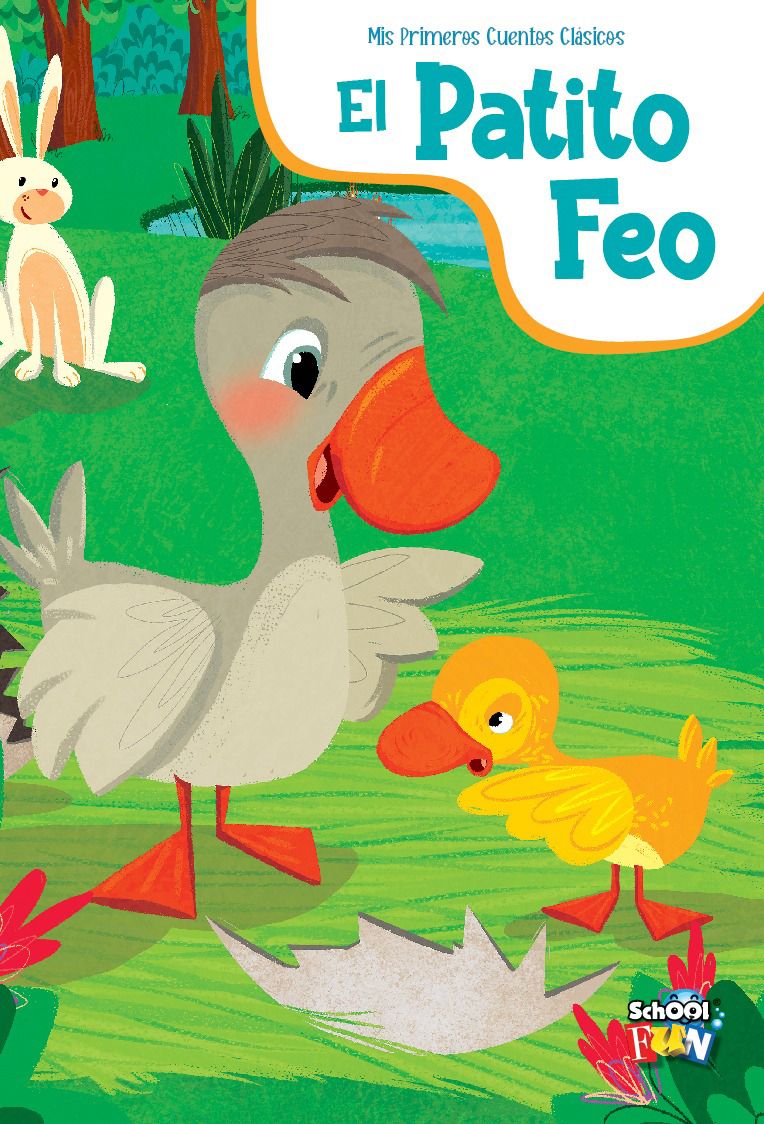Libro El Patito Feo - Tapa Dura - Imprenta Mayúscula-Mis Primeros Cuentos Clasicos