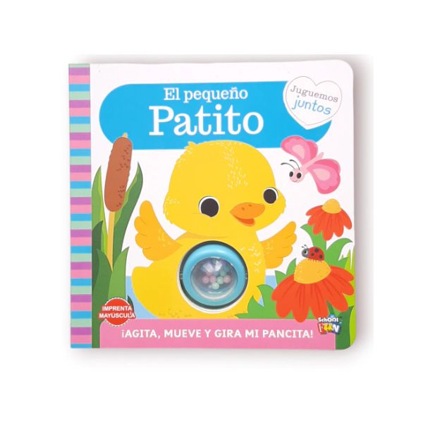 Libro El Pequeño Patito - Con Sonajero - Tapa Dura