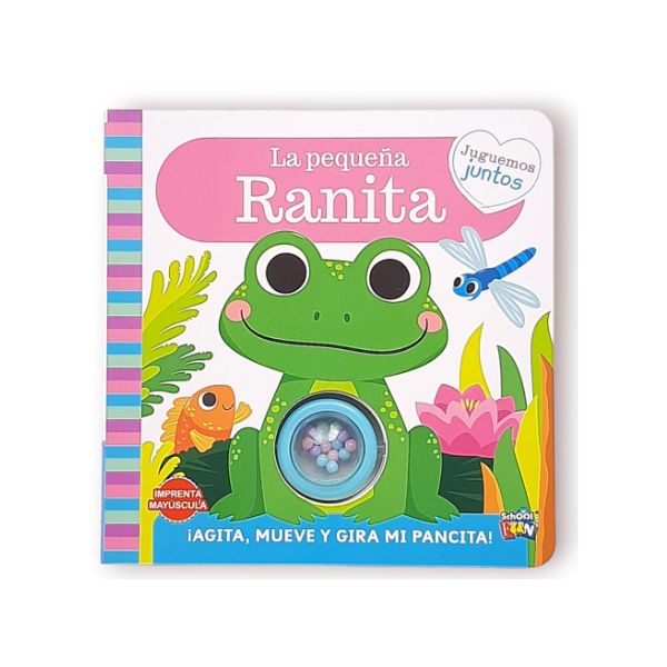 Libro La Pequeña Ranita - Con Sonajero - Tapa Dura