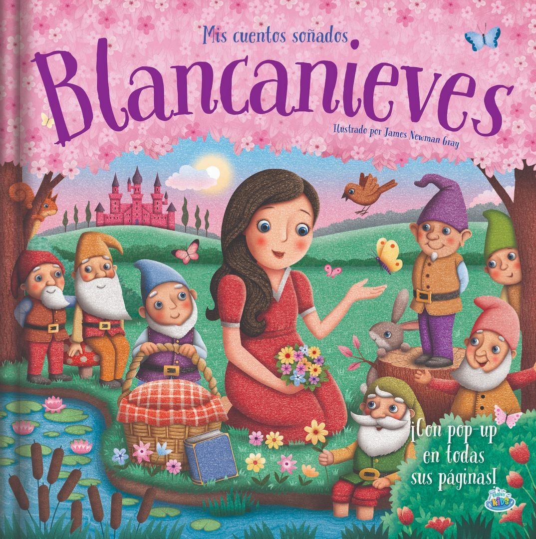 Libro Blancanieves - Tapa Dura - Con Pop-Up En Todas Sus Páginas