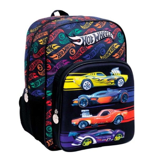 Mochila Espalda Hot Wheels Fast - 14 Pulgadas