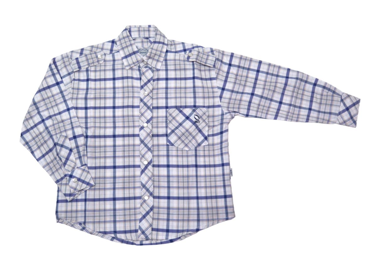 13689 13641 Benya Camisa BB m-c cuadros color
