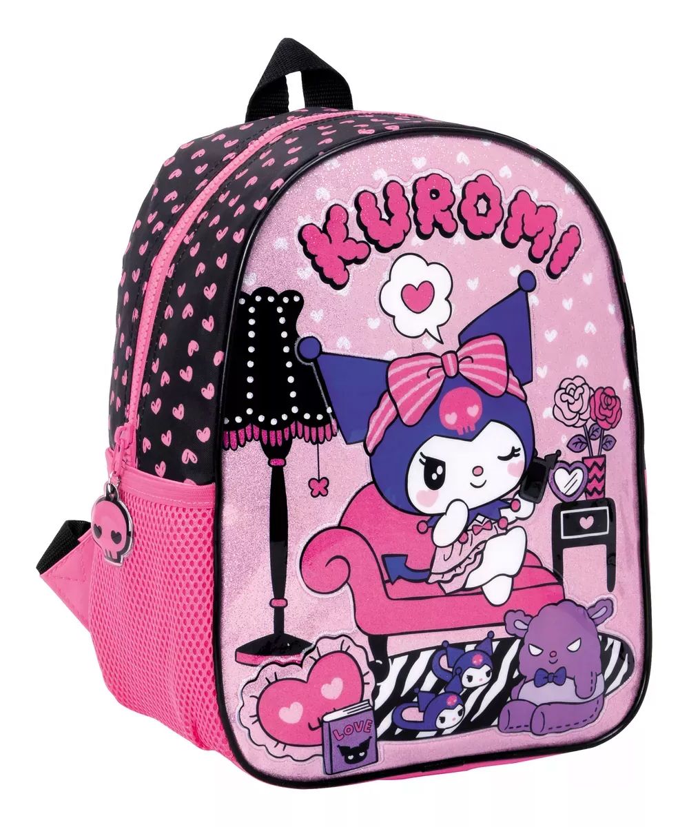 Mochila De Espalda Jardin Kuromi - 12 Pulgadas