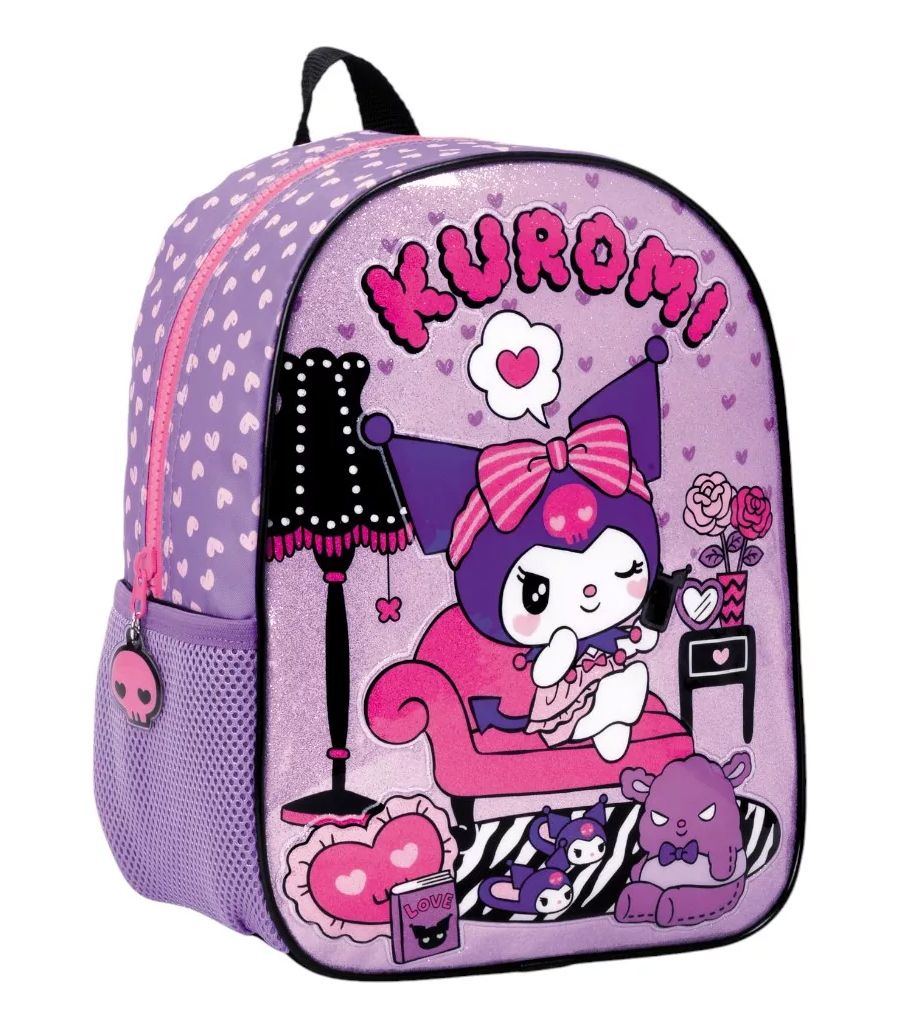 Mochila De Espalda Jardin Kuromi - 12 Pulgadas