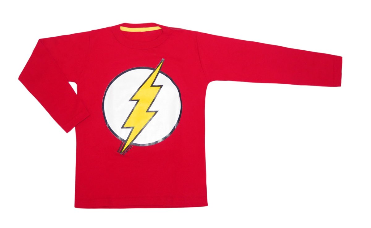 Remera Personaje Flash Manga Larga