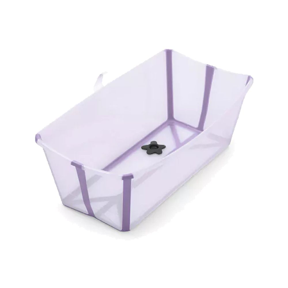 Bañera Plegable FLEXIBATH- Transparente/Lavanda