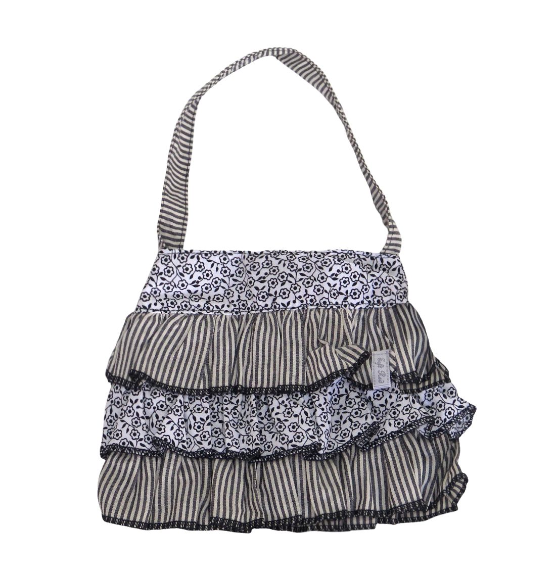 Cartera tela con volados